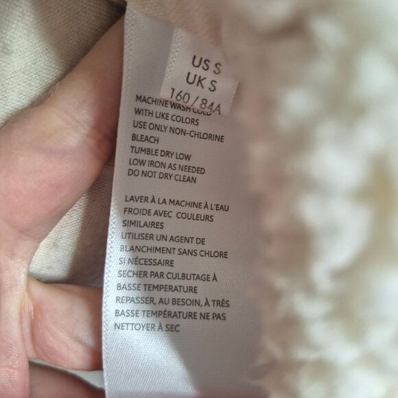 Urban Outfitters All Over Cow Print Olivia Sherpa Jacket Oversized Size Small - Picture 6 of 6